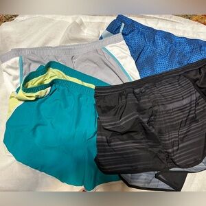 Women’s Assorted Color athletic shorts, size XXL